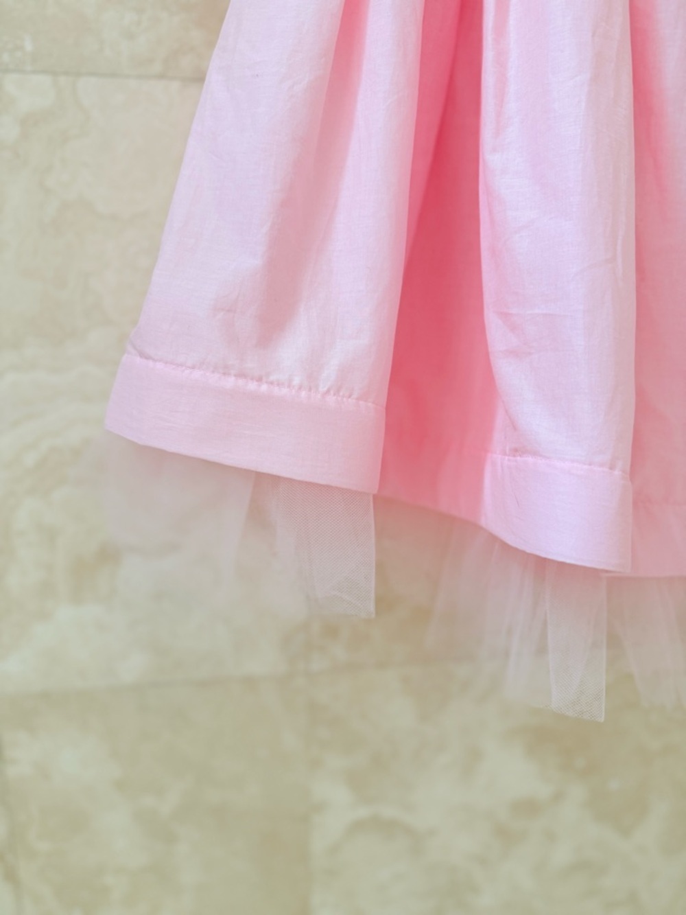 Liz Claiborne Pink A-Line Skirt with Tulle Layer Size 16 EUC - Picture 3 of 8